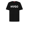 HUGO  Majice s kratkimi rokavi Dulivio  Črna