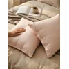 Sinsay - Set satenskih jastučnica 2 pack - pastelno roze