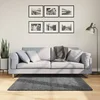 Tepih OVIEDO kratkih vlakana antracit 120 x 120 cm