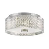 Hinkley HK-ELLE-F-S-CM - Plafonsko svetlo 2xE27/60W/230V, prečnika 30,5 cm, hrom
