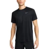 NIKE Funkcionalna majica ADV STRIDE  svetlo siva / črna