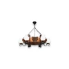 Brilagi - Luster na lancu QUEEN 6xE14/40W/230V buk/orah