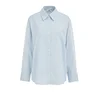 WE Fashion Bluza svetlo modra / bela