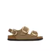Sneakers Birkenstock Milano Big Buckle Oiled Leather Women Tabacco Brown EUR 37