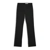 Bershka Hlače PANTALON POLIVIS črna