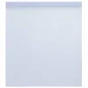 vidaXL Folija za okna statična matirana prozorna bela 60x500 cm PVC