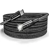 shumee USBC Type C Cable Strong Fast 60W PD 2M za iPhone 15ProMax Najlonski kabel Alogy Black