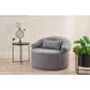Atelier del Sofa Fotelja Pitta, 100x70x80cm, Siva