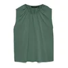 VERO MODA Top VMFILLI temno zelena