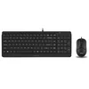 F1512S FSTYLER USB YU crna tastatura + USB crni miš