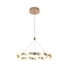 LED luster na sajli MARS LED/50W/230V 3000K zlatni