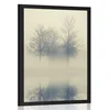 Plakat drevesa v megli - 40x60 no frame