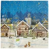 Serviete za decoupage Christmas Village - 1 kos (Serviete za)