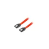 shumee Lanberg podatkovni II sata kabel (3Gb/s) ženski/ženski 0,5 m kovinski zapahi rdeč