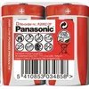 PANASONIC Rdeče baterije R20RZ/2P D 1, 5V (paket 2 kosov)