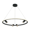 Zambelis 22013 - LED luster na sajli, prigušiva LED/59W/230V O 79 cm crna