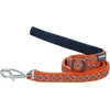 Red Dingo Najlonski povodec kačje oči oranžna, Oranžna 12 mm