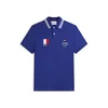 TOMMY HILFIGER Majica kraljevo modra / rdeča / bela