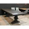 Casa Padrino country style dining table gray 240 x 100 x H. 77 cm - Rustic solid wood kitchen table - Rustic solid wood dining room furniture - Country style dining room furniture