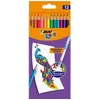 Bic Barvice za pisanje z radirko, 12 barv