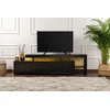 Hanah Home TV komoda Beliz, 192 cm, Crna