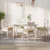 Jastučići za sjedenje 4 pcs Krema 40 x 40 x 12 cm tkanina