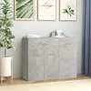 Komoda siva boja betona 88 x 30 x 70 cm od konstruiranog drva
