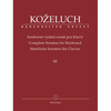 KOŽELUCH note za klavir COMPLETE SONATAS FOR piano 1