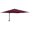 Vidaxl Vrtni dežnik Bordeaux rdeča 248,5 x 247,5 x 160 cm