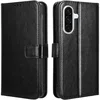 GS Ovitek za Samsung Galaxy A56 5G, denarnica Crazy Horse, črna