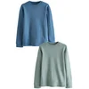 Next Spodnja majica modra/zelena