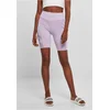 Womens High Waist Tech Mesh Cycle Lilac Shorts
