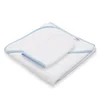 Otroška frotirna brisača s kapuco New Baby BASIC 80x80 belo-modra