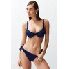 Trendyol Navy Blue Tied Brazilian Bikini Bottom