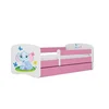 Furnitura OTROŠKA POSTELJA DREAMY SLONČEK (več barv IN DIMENZIJ)-Modra-80x180