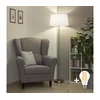 Brilagi - LED stojeća lampa CERIA 1xE27/40W/230V O 45 cm bela/mat hrom