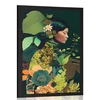 Plakat ženska v naročju narave - 20x30 silver