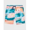 Guess Športne kratke hlače N3GD04 KA6R3 Oranžna Regular Fit