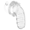 Shots ManCage Chastity Cock Cage with Plug 5.5 Inch Model 12 Transparent
