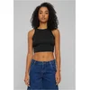 Womens cropped top black