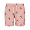 Pattern of swimming shorts cactus aop