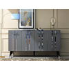 HANAH HOME Komoda Asel Anthracite Silver