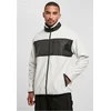 Patched Micro fleece jacket wolfgrey