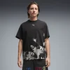 PUMA Memory Lane Oversized Tee Men, Clothing, Black, XS