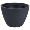 Saksija okrugla stone antracit 79x57cm koopman