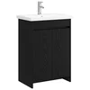 Set namještaja za kupaonicu Crni hrast 61 x 40 x 84,5 cm