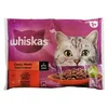 WHISKAS Vlažna hrana za mačke sa ukusom piletine i govedine 4x85g, 13 komada