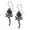 Uhani ALCHEMY GOTHIC - Romance Of The Black Rose - E421