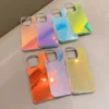 Maska Sunshine za iPhone 15 Pro ljubicasta