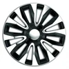 Avalon Silver Black Hubcap Set - 16